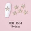 Nail Art Deco Beach Rhinestone Starfish Ocean Themed Charm Y01-MZH-AN64 image 0