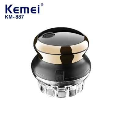 Kemei KM-887 Gold 360 Degree Even Cut UFO Clippers image 0