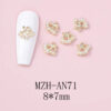 Nail Art Deco Beach Pearl Starfish Ocean Themed Charm Y01-MZH-AN71 image 0
