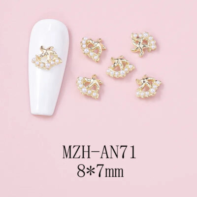 Nail Art Deco Beach Pearl Starfish Ocean Themed Charm Y01-MZH-AN71 image 0