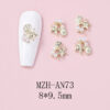 Nail Art Deco Beach Pearl Starfish Ocean Themed Charm Y01-MZH-AN73 image 0