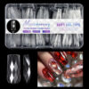 140pc 3D Diamond Soft Gel Nail Tips Style 07 Nail Art Designs image 0