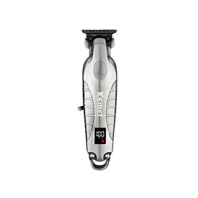 Kemei KM-2293-S Silver Clippers Cordless Rechargeable Type-C image 0