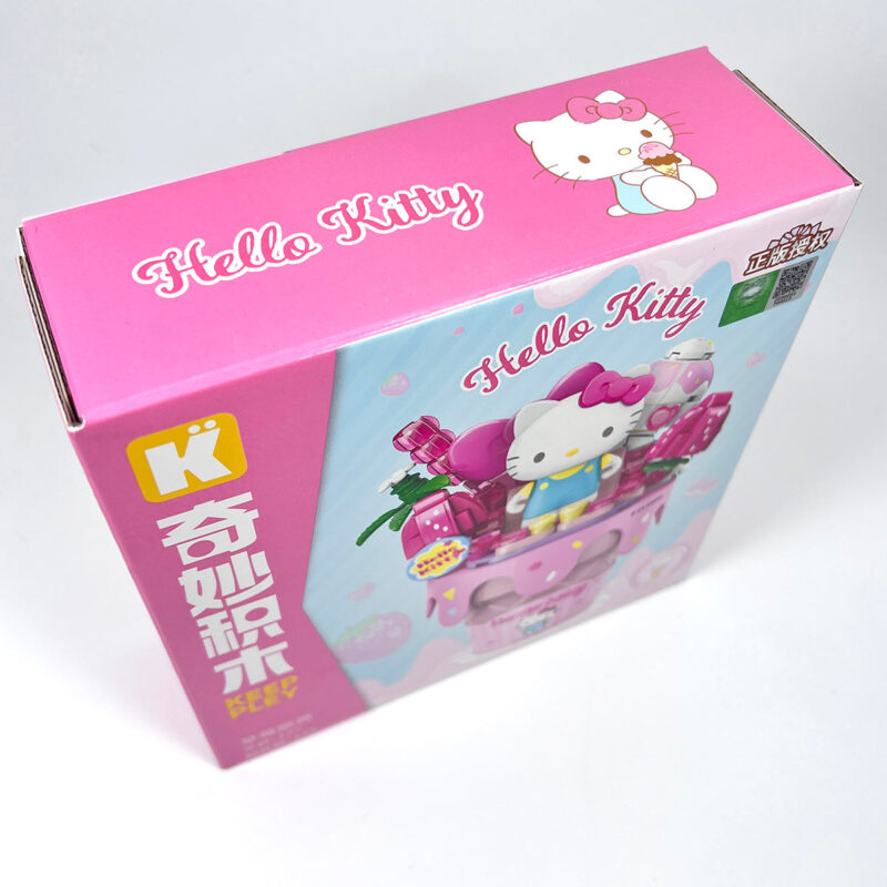 Sanrio Hello Kitty Officially Licensed Ice Cream Cone Building Brick Limited Edition