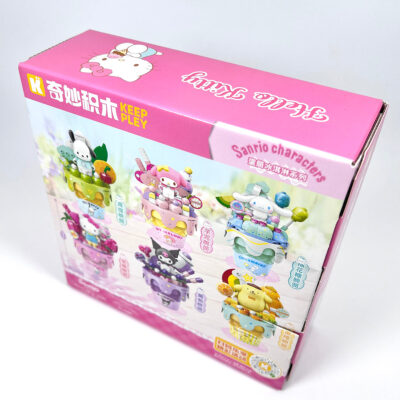 Sanrio Hello Kitty Officially Licensed Ice Cream Cone Building Brick Limited Edition