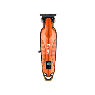 Kemei KM-2293-O Orange Hair Clippers Rechargable Cordless Type-C image 0