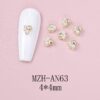 Nail Art Deco Beach Pearl Clam Ocean Themed Charm Y01-MZH-AN63 image 0
