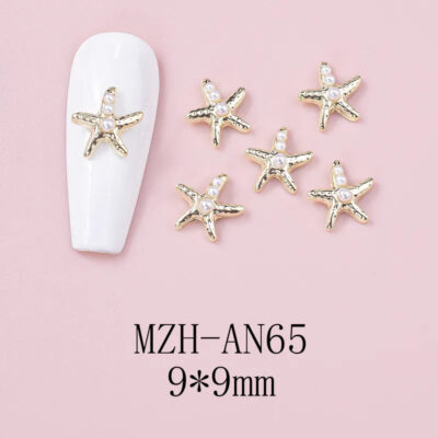 Nail Art Deco Beach Starfish Ocean Themed Charm Y01-MZH-AN65 image 0