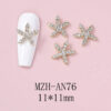 Nail Art Deco Beach Pearl Starfish Ocean Themed Charm Y01-MZH-AN76 image 0