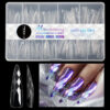 140pc 3D Diamond Soft Gel Nail Tips Style 08 Nail Art Designs image 0
