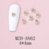 Nail Art Deco Beach Rhinestone Clam Ocean Themed Charm Y01-MZH-AN62 image 0