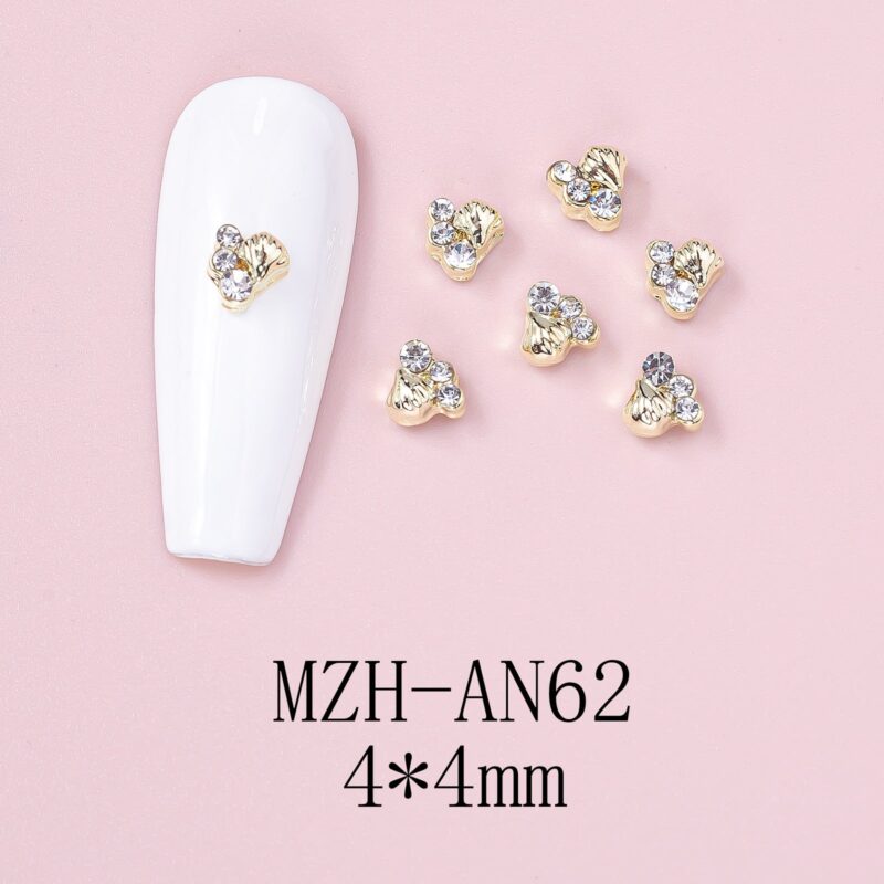 Nail Art Deco Beach Rhinestone Clam Ocean Themed Charm Y01-MZH-AN62 image 0