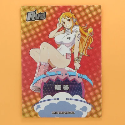 One Piece Vegapunk Nami RVG 001 Thick Hit Holo Trading Card Egghead Island